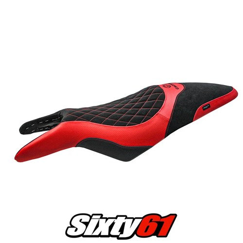 Cagiva Raptor 650-1000 2000-2004 2005 2006 2007 Seat Cover Tappezzeria Red Black