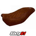 Harley Davidson Street 500 750 2016-2021 Seat Cover Tappezzeria Comfort Dk Brown