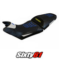 Husqvarna Norden 901 2022-2024 2025 Seat Cover Tappezzeria Ultragrip White Blue