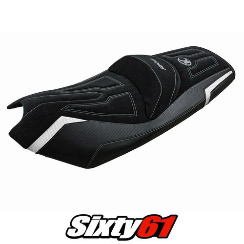 Kymco AK 550 2017-2020 2021 2022 2023 2024 Seat Cover Tappezzeria Comfort Silver