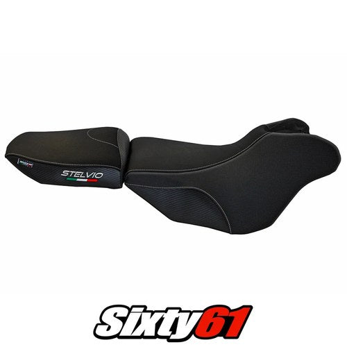 Moto Guzzi Stelvio 1200 2008-2013 2014 2015 2016 Seat Cover Tappezzeria Black