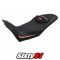 Moto Guzzi V85 TT 2019-2023 2024 2025 Seat Cover Tappezzeria Comfort Red Silver