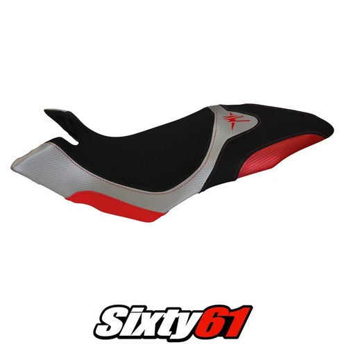 MV Agusta Dragster 800 2014-2016 2017 2018 Seat Cover Tappezzeria Silver Red