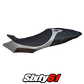 MV Agusta Brutale 920 1090 1090R 2009-2015 Seat Cover Tappezzeria Silver Black