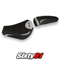 MV Agusta F4 2010-2017 2018 2019 2020 Seat Cover Tappezzeria Ultragrip Silver