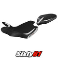 MV Agusta Turismo Veloce 2014-2018 2019 2020 Seat Cover Tappezzeria White Black