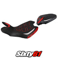 MV Agusta Turismo Veloce 2014-2020 Seat Cover Tappezzeria Ultragrip White Red
