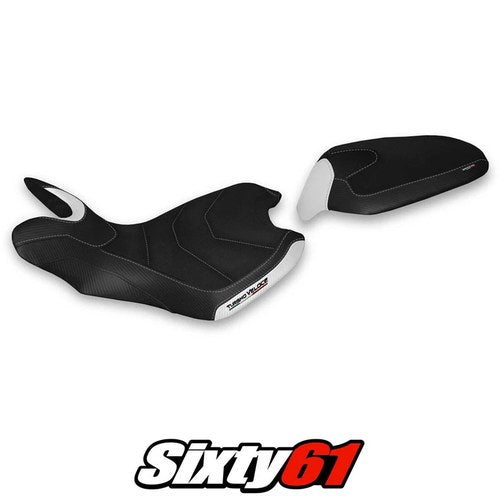 MV Agusta Turismo Veloce 2021-2024 2025 Seat Cover Tappezzeria Comfort White