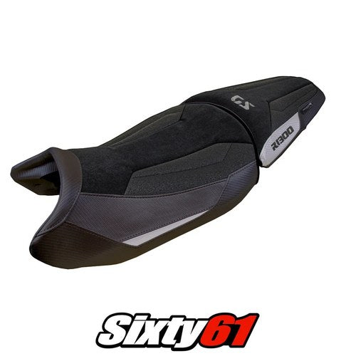 BMW R1300GS 2023-2026 Standard Seat Cover Tappezzeria Ultragrip Silver Black