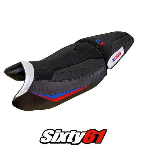 BMW R1300GS 2023-2026 Standard Seat Cover Tappezzeria Ultragrip White Red Blue
