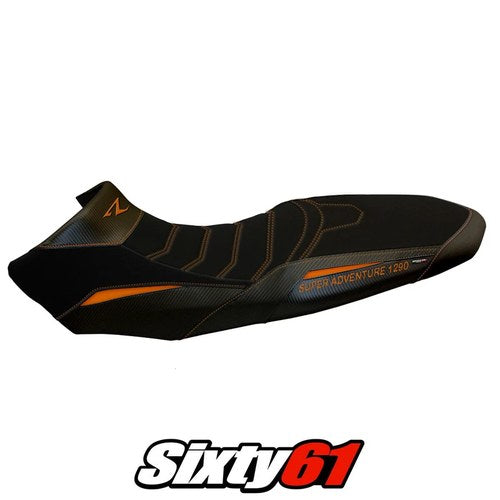 KTM 1290 Super Adventure R 2017-2020 Seat Cover Tappezzeria Comfort Orange Black
