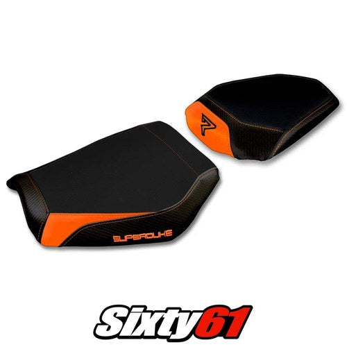 KTM 1290 Super Duke R 2020 2021 2022 2023 Seat Cover Tappezzeria Comfort Orange