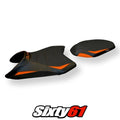 KTM 790 Duke 2018-2023 2024 2025 Seat Cover Tappezzeria Ultragrip Orange Black