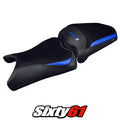 Yamaha FZ6R 2009-2013 2014 2015 2016 2017 Seat Cover Tappezzeria Comfort Blue