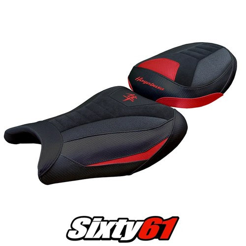 Suzuki Hayabusa 2008-2018 2019 2020 Seat Cover Tappezzeria Ultragrip Suede Red