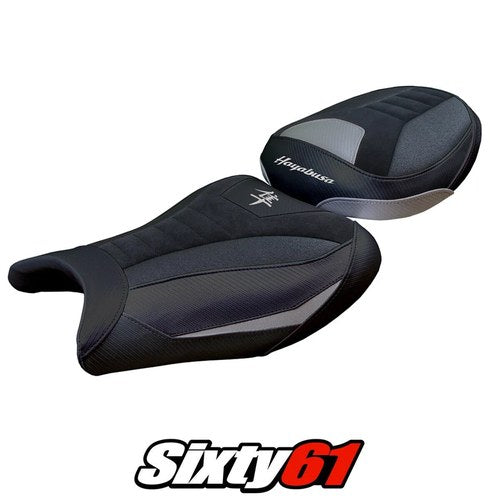 Suzuki Hayabusa 2008-2020 Seat Cover Tappezzeria Comfort Ultragrip Suede Grey
