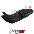 Ducati Multistrada 1200 1260 2015-2020 Comfort Heated Seat Cover Tappezzeria Bk