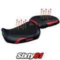 Yamaha Tracer 9 9GT 2021-2023 2024 Comfort Heated Seat Cover Tappezzeria Red
