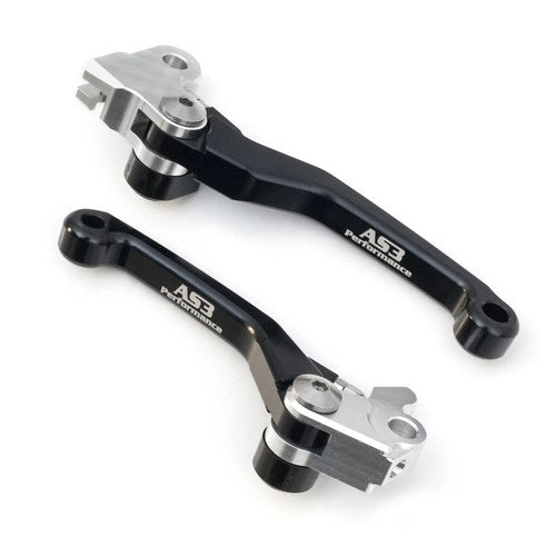 AS3 Brake Clutch Flexi Levers for Honda CR 125 250 04-07 Crf 250 450 R 04-06