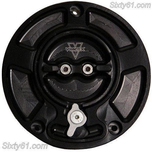 ZX14R Gas Cap 2006-2020 2021 2022 2023 2024 2025 Vortex Kawasaki Black Fuel Tank