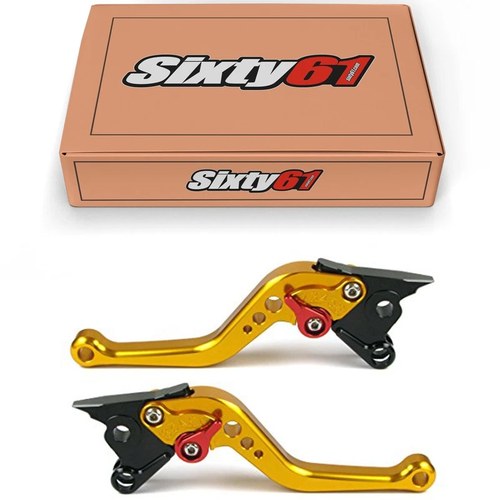 Hayabusa Levers 2022-2024 Gold Shorty Brake Clutch Set Suzuki Billet Adjustable