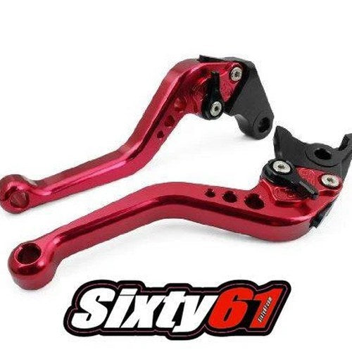 Yamaha R1 Red Levers 2009-2011 2012 2013 2014 Shorty Brake Clutch Adjustable