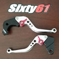 Silver Levers for Honda CBR600RR 2007-2024 Shorty Brake Clutch Adjustable Cbr