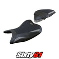 Kawasaki Ninja 250 2018 2019 Seat Cover Tappezzeria Ultragrip Grey Black
