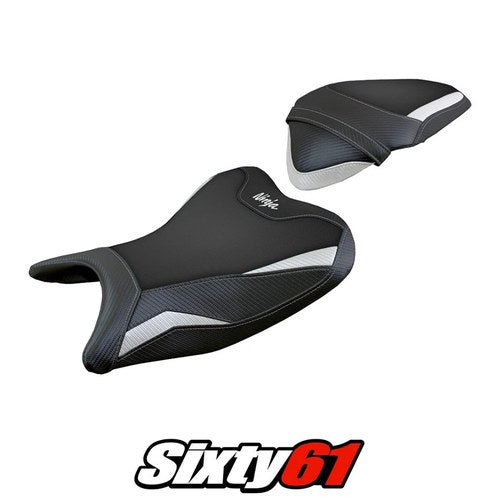 Kawasaki Ninja 250 2018 2019 Seat Cover Tappezzeria White Black