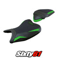 Kawasaki Z250 2019 2020 Seat Cover Tappezzeria Ultragrip Green Black
