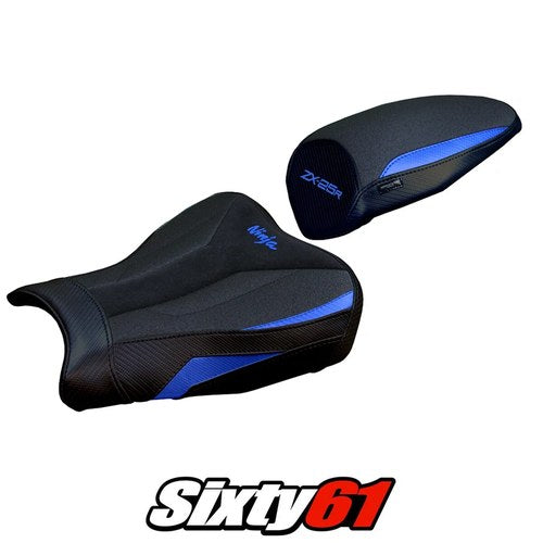 Kawasaki ZX25R 2020-2022 2023 2024 2025 Seat Cover Tappezzeria Ultragrip Blue
