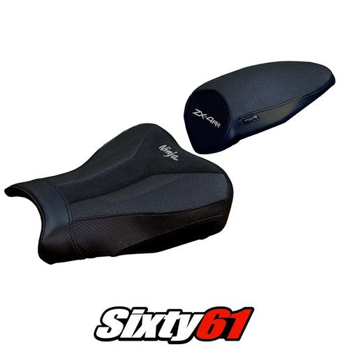 Kawasaki ZX4RR 2023 2024 2025 Seat Cover Tappezzeria Ultragrip Black