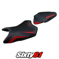 Kawasaki Ninja 500 2024 2025 2026 Seat Cover Tappezzeria Comfort Dark Red Black