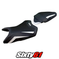 Kawasaki Ninja 500 2024 2025 2026 Seat Cover Tappezzeria Comfort White Black