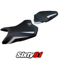 Kawasaki Z 500 2024 2025 Seat Cover Tappezzeria Comfort Silver Black