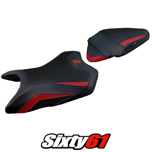 Kawasaki Z500 2024 2025 Seat Cover Tappezzeria Comfort Dark Red Black