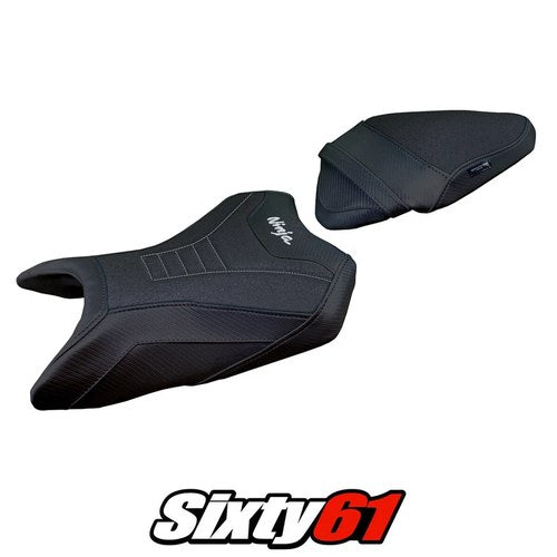 Kawasaki Ninja 500 2024 2025 2026 Seat Cover Tappezzeria Ultragrip Black