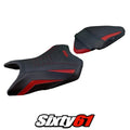 Kawasaki Ninja 500 2024-2026 Seat Cover Tappezzeria Ultragrip Dark Red Black