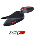 Aprilia RS 457 2023 2024 2025 2026 Seat Cover Tappezzeria Red Black