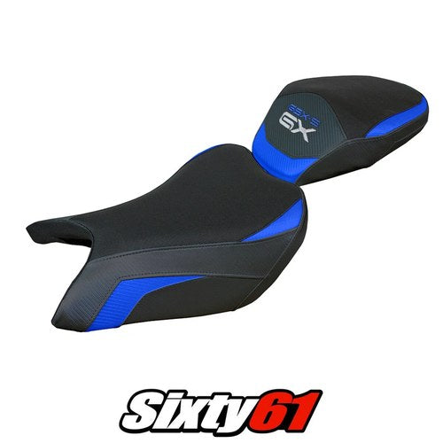 Suzuki Gsxs 1000 GX 2024 2025 Seat Cover Tappezzeria Comfort Blue Black