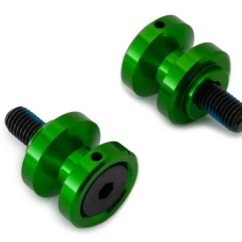 AS3 Paddock Stand Bobbins (M10 X 1.50) Green
