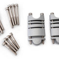 AS3 Performance 28.6MM Handlebar Raisers Risers Kit 20mm-60mm Silver