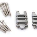 AS3 Performance 22.2MM Handlebar Raisers Risers Kit 20mm-35mm Silver