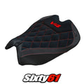 Ducati Panigale V4 2025 2026 Seat Cover Tappezzeria Suede Special Edition Black