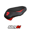Ducati Panigale V4 2025 2026 Passenger Seat Cover Tappezzeria Black Red