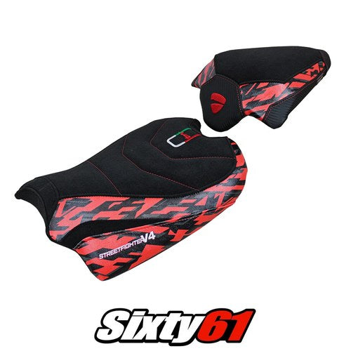 Ducati Streetfighter V4 2020-2024 Seat Cover Tappezzeria Comfort Suede Special