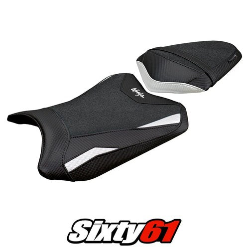 Kawasaki Ninja 300 2013-2015 2016 2017 Seat Cover Tappezzeria Ultragrip White