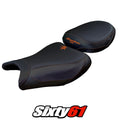 Suzuki Gsx 1300 R Hayabusa 2021-2025 Seat Cover Tappezzeria Black Orange