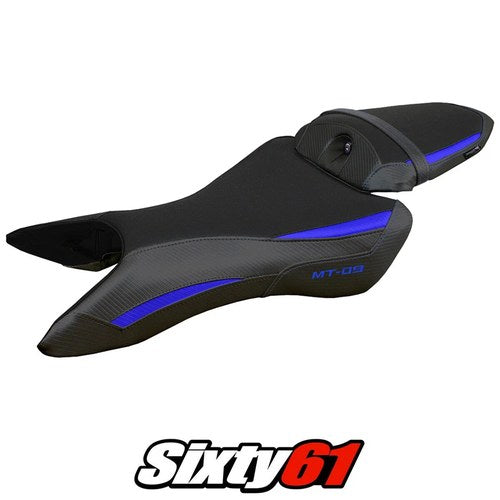 Yamaha MT-09 2024 2025 Seat Cover Tappezzeria Blue Black