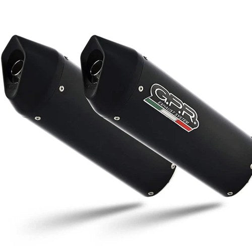 Kawasaki ZX10R 2006-2007 Exhaust Gpr Double Bolt-on Furore Nero